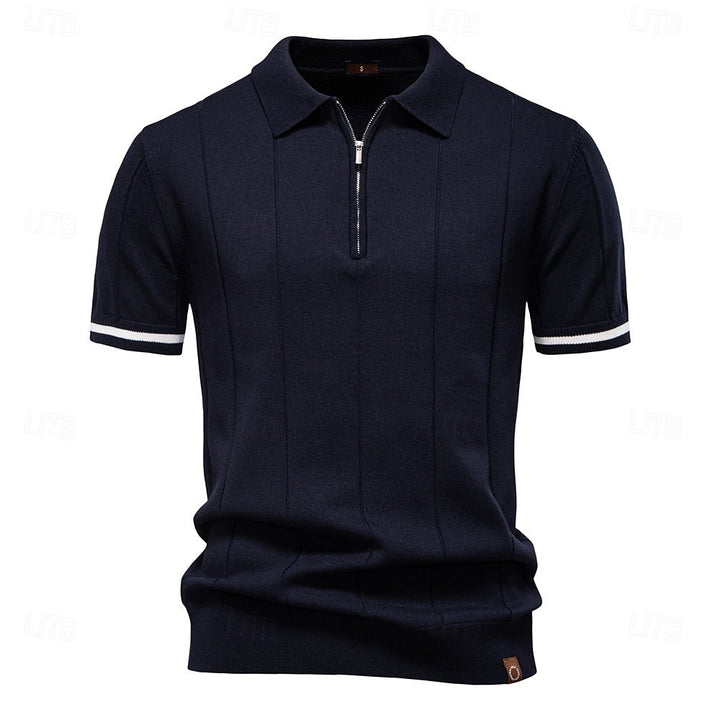 Dave | Premium Summer Polo with Zipper