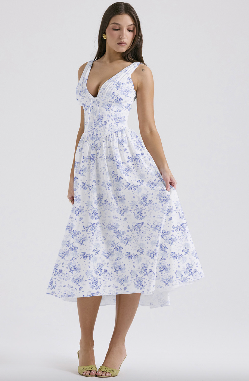 Sophia | Chic Floral Sundress for Sunny Days
