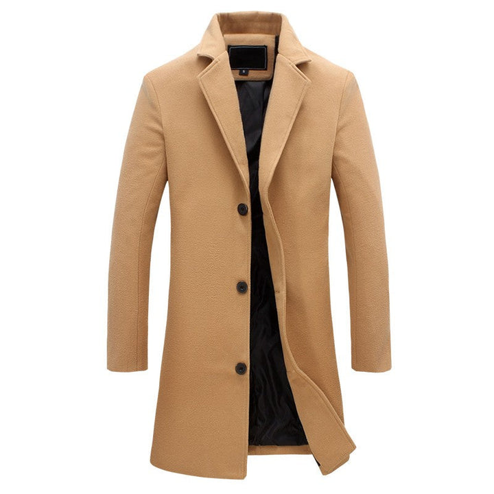 Frederick | Men's Notch Lapel Single-Breasted Coat