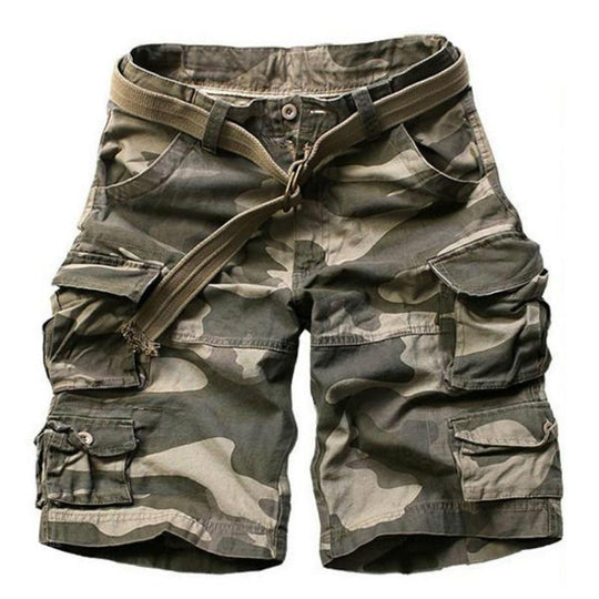 Camouflage Utility Cargo Shorts