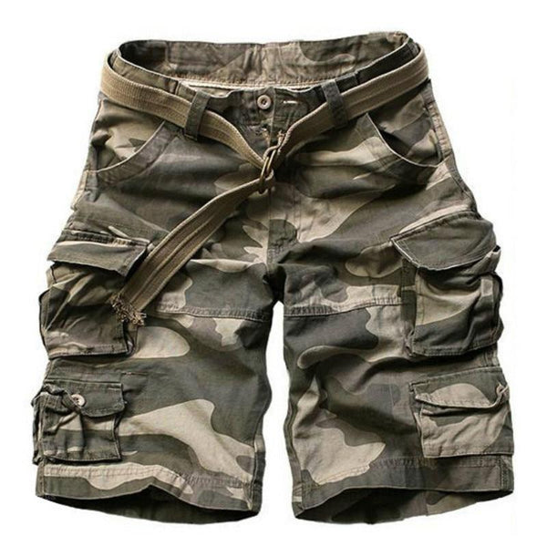 Camouflage Utility Cargo Shorts