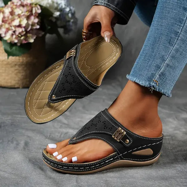 Barbara | Chic Comfort Wedge Sandals for Women