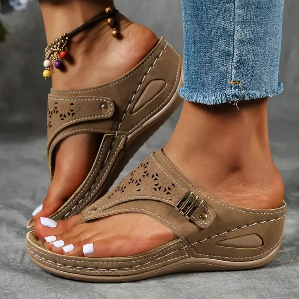 Barbara | Chic Comfort Wedge Sandals for Women