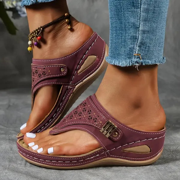 Barbara | Chic Comfort Wedge Sandals for Women