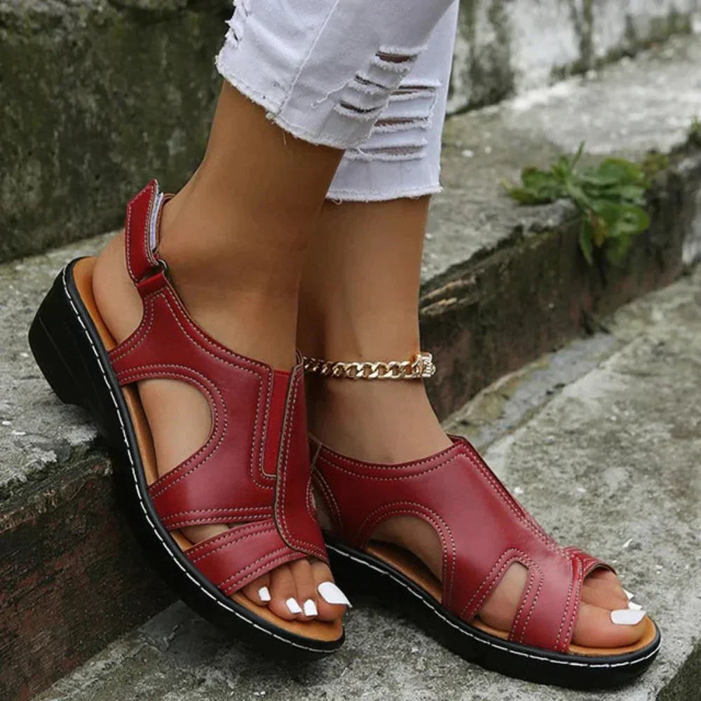 Jolie | Chic Tan Wedge Heels for Women