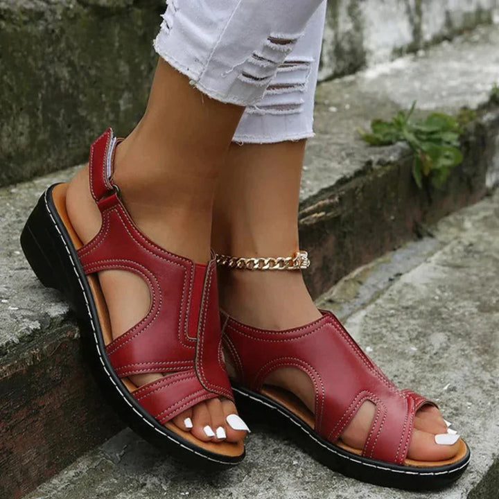Jolie | Chic Tan Wedge Heels for Women