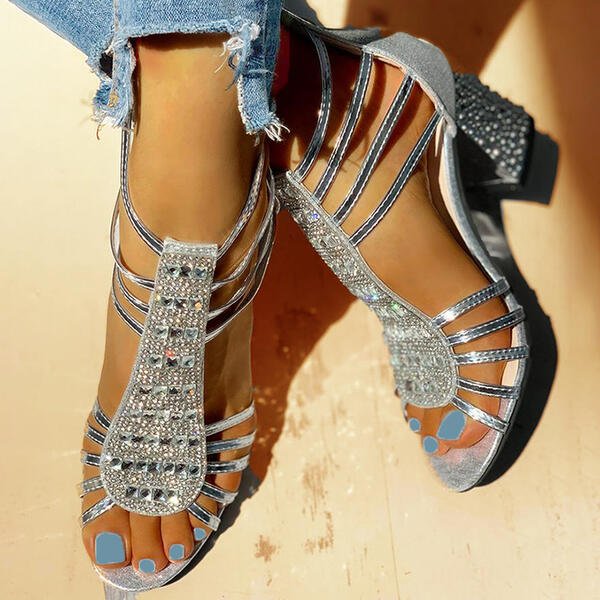 Jennifer | Chic High-Heel Sandals for Elegance