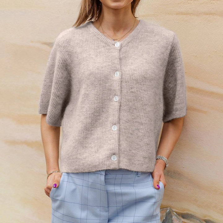Sandra | Chic Short Sleeve Knitwear for Her