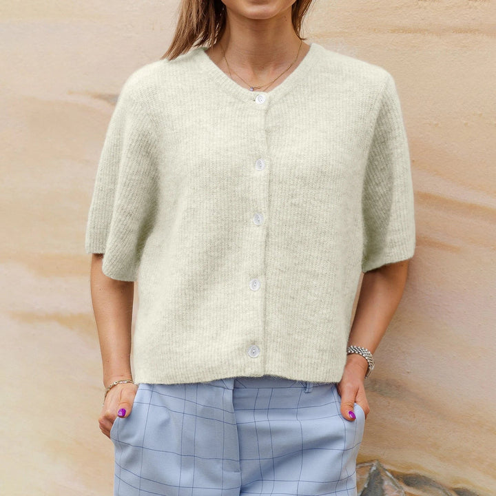Sandra | Chic Short Sleeve Knitwear for Her