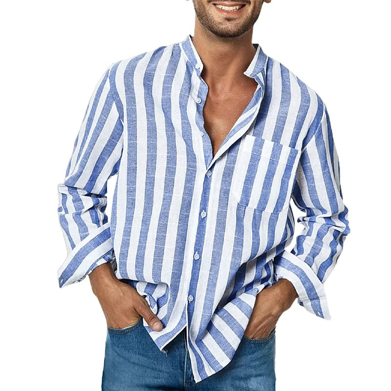 John – Striped Cotton Shirt
