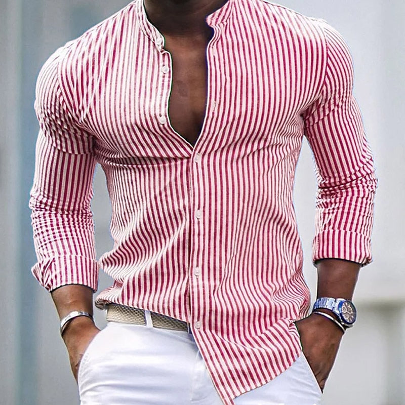 David – Striped Cotton Shirt