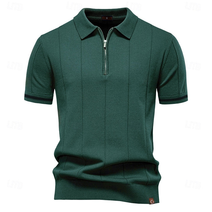 Dave | Premium Summer Polo with Zipper
