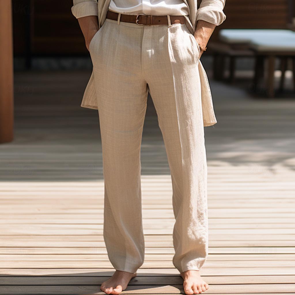 Oliver – Linen Summer Trousers for Men