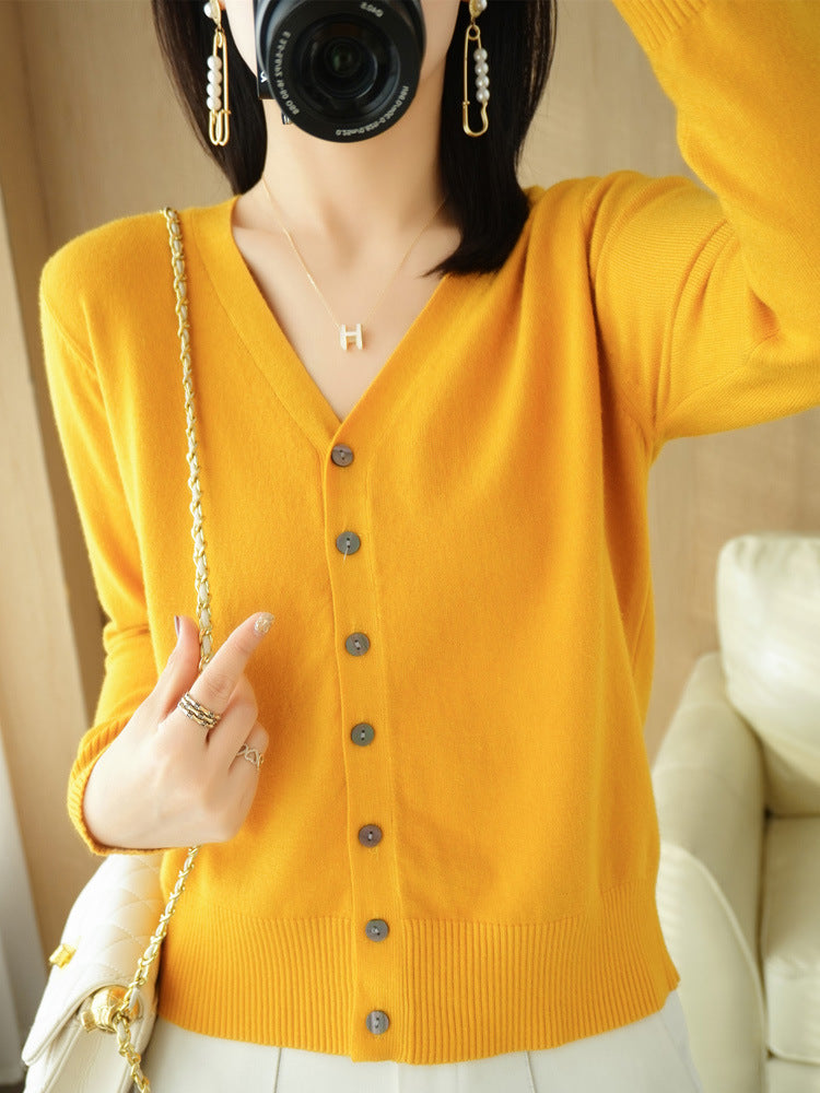 Kate | Women's Casual V-Neck Knit Cardigan