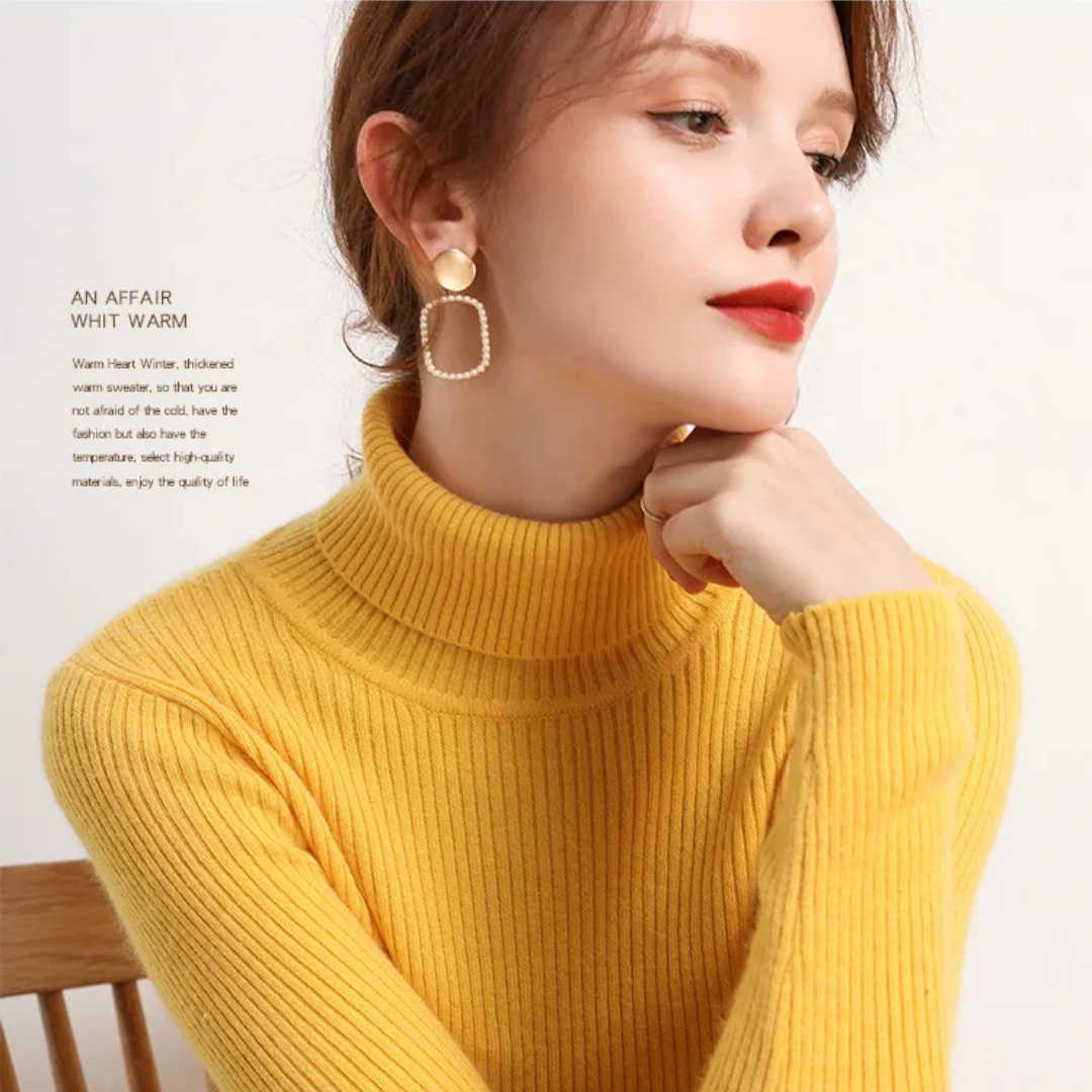 Faye | Winter-Ready Cashmere Turtleneck Sweater