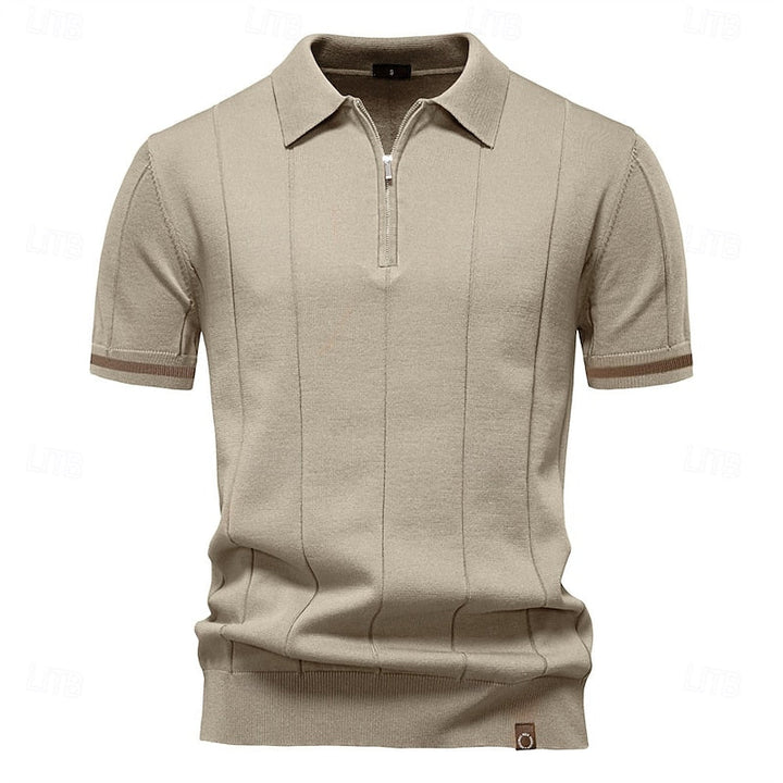 Dave | Premium Summer Polo with Zipper