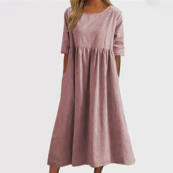 Cotton Dress with Pockets