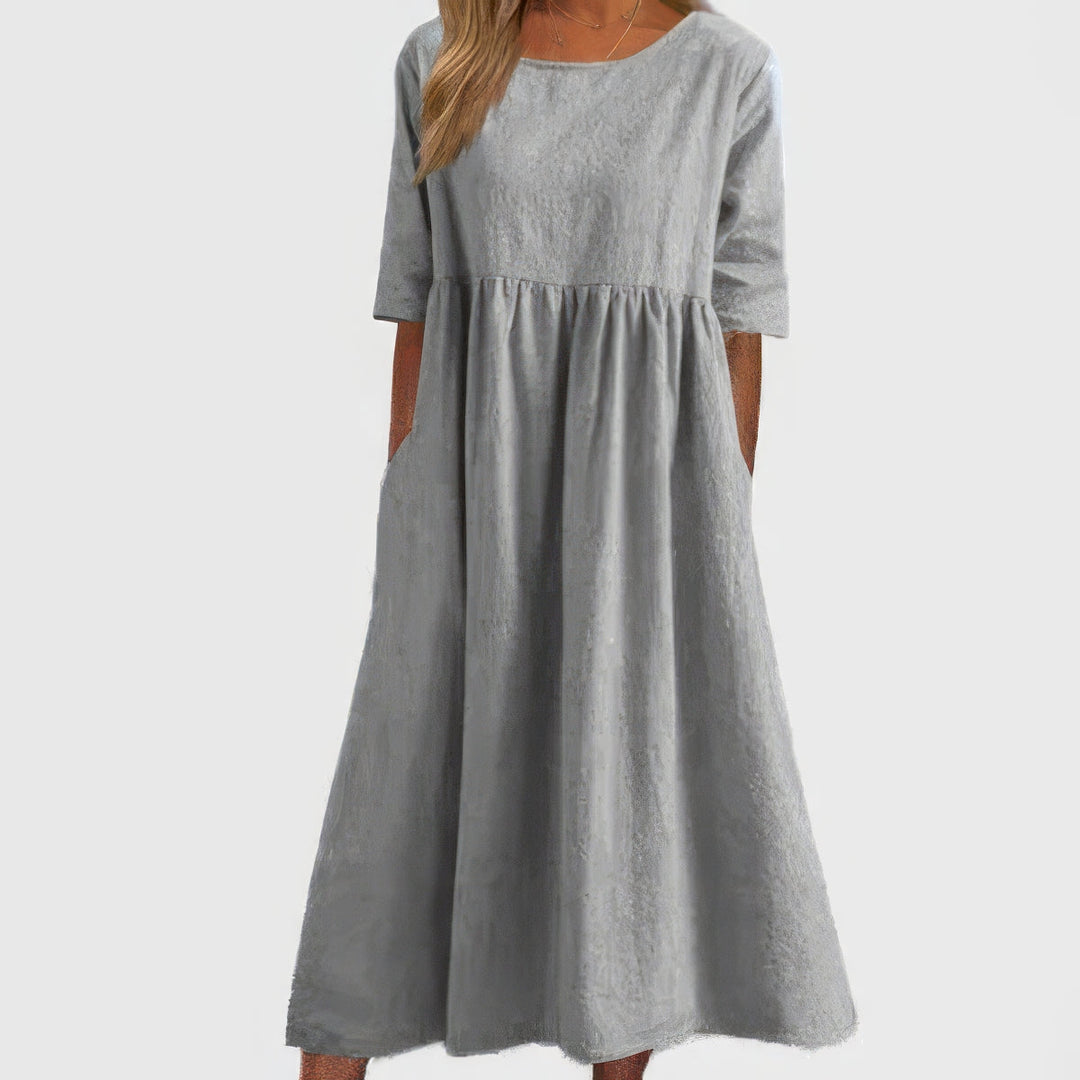 Cotton Dress with Pockets