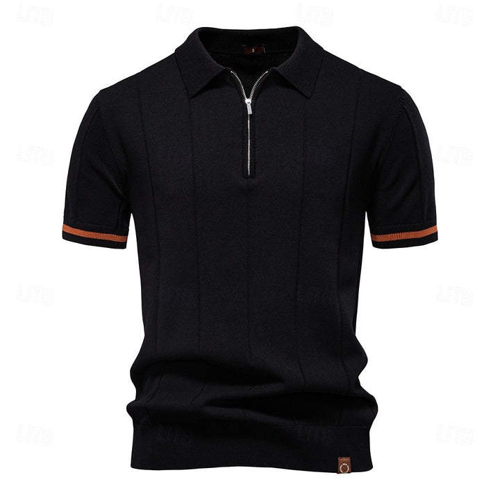 Dave | Premium Summer Polo with Zipper