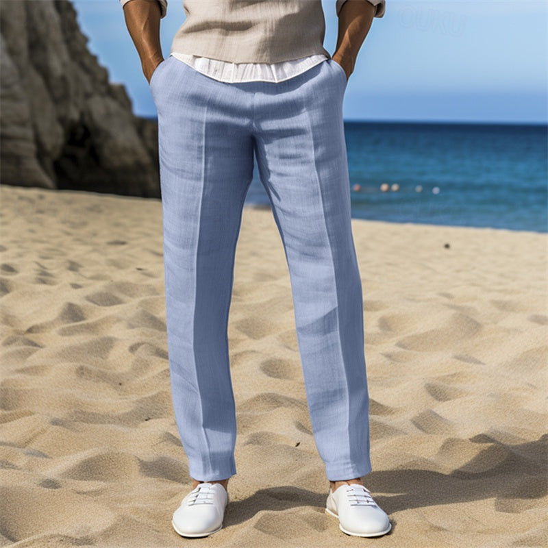 William – Linen Summer Trousers for Men